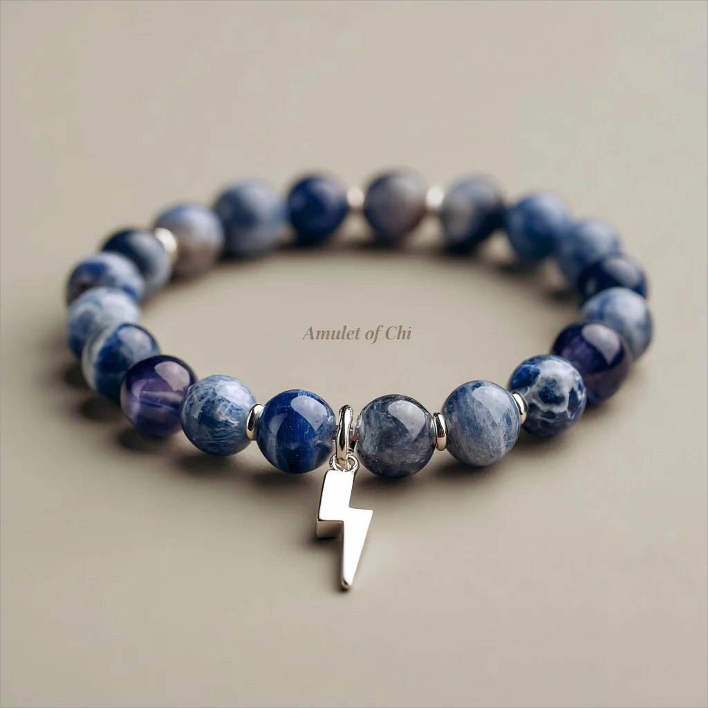 La Percée | Amulette en kyanite et iolite